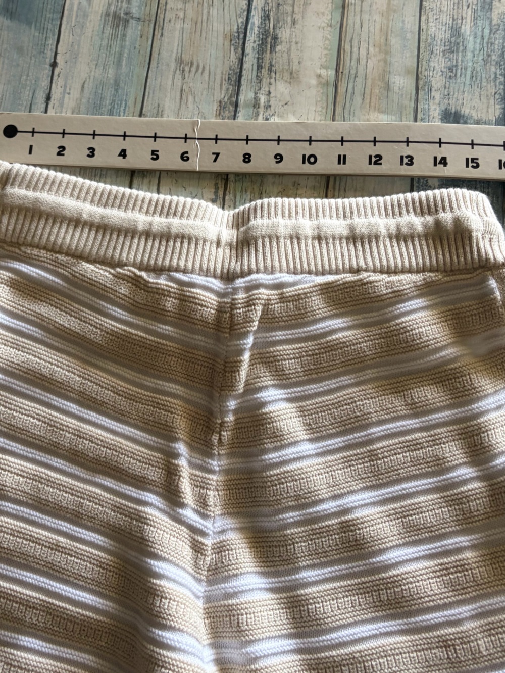 Haven Well Within Organic Cotton Crochet Striped Shorts Size Small - Picture 7 of 9